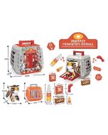 Tygrysek pluszowy z transporterem