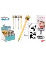 Ołówek wieczny Magic Pencil - zwierzaki.. (24szt)
