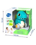 Dinozaur interaktywny z napędem niebieski