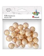 Kulki styropianowe 20mm 30szt złote