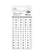 Perełki samoprzylepne 120szt srebrne