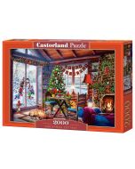 Puzzle 2000 Świąteczna Chata CASTOR
