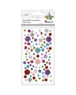 Kryształki samoprzylepne 99szt mix