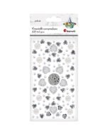 Kryształki samoprzylepne 118szt mix