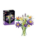 Klocki - bukiet kwiatów