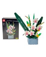 Klocki - kwiatki w doniczce