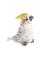 Papuga nimfa biała 17cm