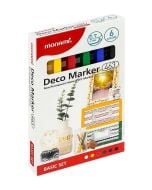 Marker akrylowy Deco 463 XF 6kol MONAMI