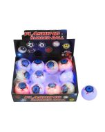 Piłeczka ze światłem oko 6cm (12szt)