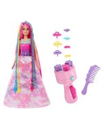 Barbie Dreamtopia Księżniczka Zakręcone pasemka