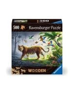 Puzzle drewniane 500 Tygrys