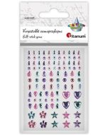 Kryształki samoprzylepne Łezki mix 100szt
