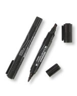 Marker olejowy dwustronny czarny (12szt)