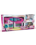 Domek z figurkami i meblami światło dźwięk