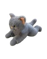 Kot leżący 45cm szary