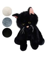 Kot pluszowy siedzący 33cm mix