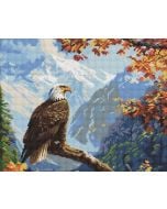 Diamentowa mozaika - Strażnik szczytu 40x50cm