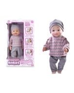 Lalka Natalia bobas siusiający 43cm