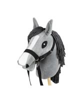Hobby Horse Skippi. Koń na kiju szary