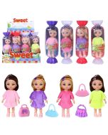 Lalka dziewczynka w cukierku 16cm
