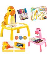 Projektor żyrafa do rysowania stolik