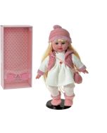 Lalka 40cm w zimowym ubranku