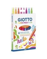 Pisaki Turbo Maxi Fluo 8 kolorów