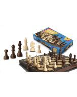 Szachy drewniane szkolne 28cm