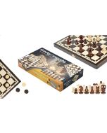 Szacho-warcaby drewniane 35cm