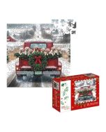 Puzzle drewniane 250 Christmas Podróżujące psy