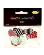 Guziki ozdobne Serca 20mm 15szt