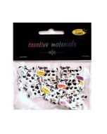 Guziki ozdobne Krowa 27x21mm 15szt