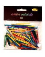 Zapałki kolorowe 4cm 18g ok.250szt