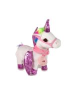 Jednorożec interaktywny biały