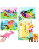 Układanka drewniana Zwierzęta