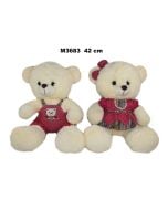 Miś w ubranku 42cm MIX