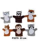 Pacynka zwierzaczek 23cm MIX