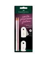 Ołówek grafitowy 2szt + temperówka z gumką