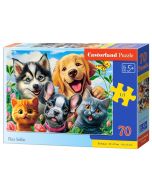 Puzzle 70 Pets Selfie CASTOR