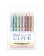 Długopisy żelowe Pastel 8 kolorów