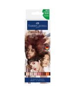 Pisak akwarelowy Goldfaber Aqua portrait 6szt