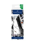 Pisak akwarel Goldfaber Aqua shades of grey 6szt