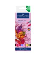 Pisak akwarelowy Goldfaber Aqua flowers 6szt