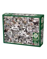 Puzzle 1000 Czarno-białe zwierzęta G3