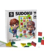 Dra drewniana Sudoku geometryczne 16el