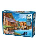 Puzzle 500 Dom nad jeziorem G3