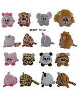 Zwierzęta kula 15cm MIX