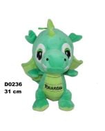 Smok "Kraków" ciemny zielony 31cm