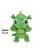 Smok "Kraków" jasny zielony 31cm