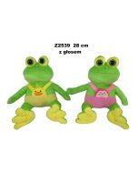 Żaba z głosem 28cm MIX
